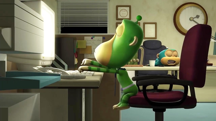 انیمیشن میمون های بیگانه Alien Monkes - قسمت 20